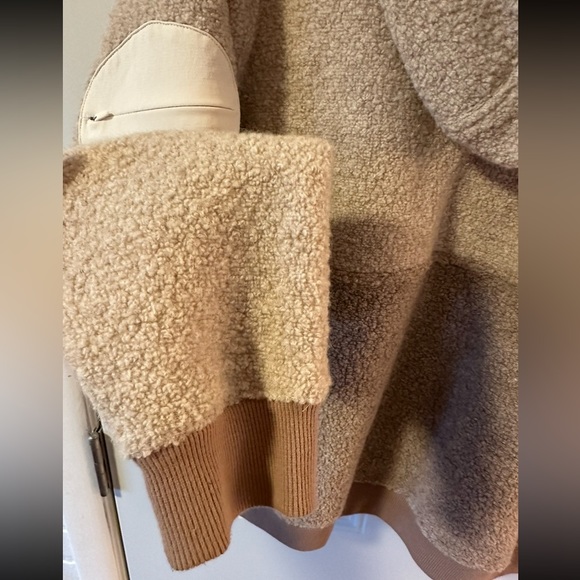 Outdoor Voices Mega Fleece 1/2 Zip Size Medium Oatmeal / Amber - Picture 7 of 12